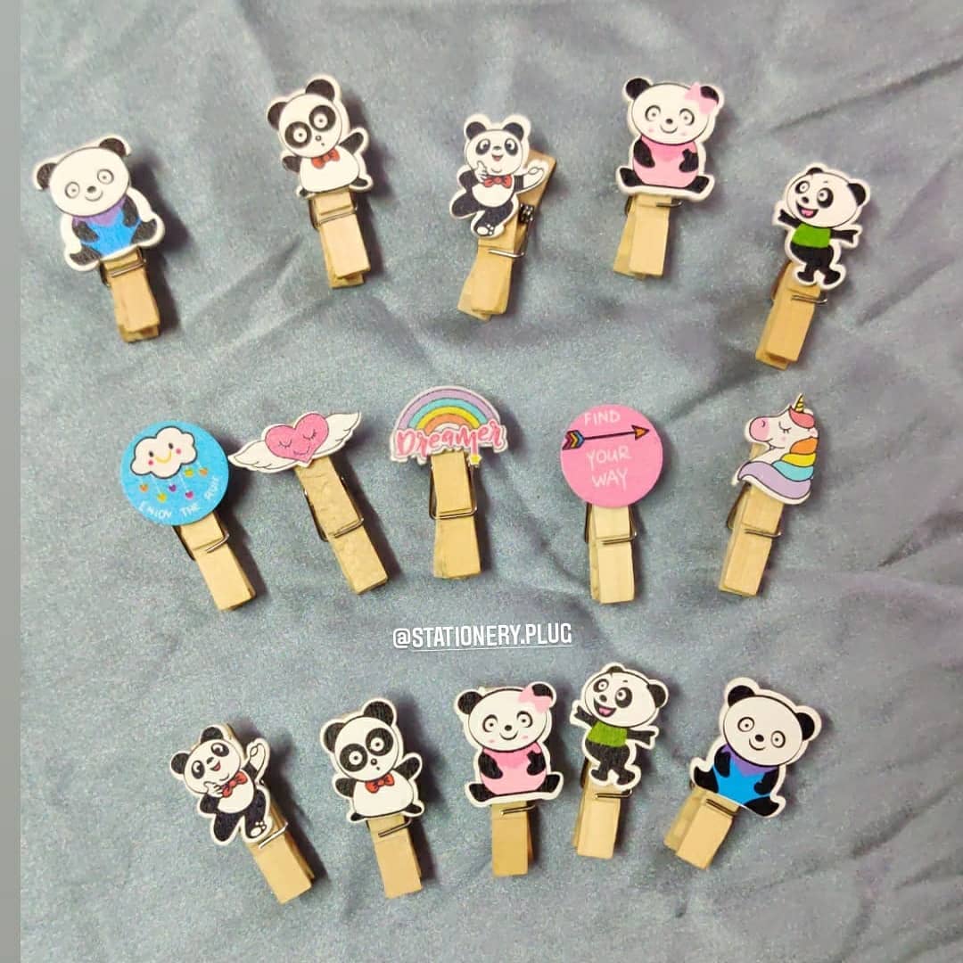 wooden clips
