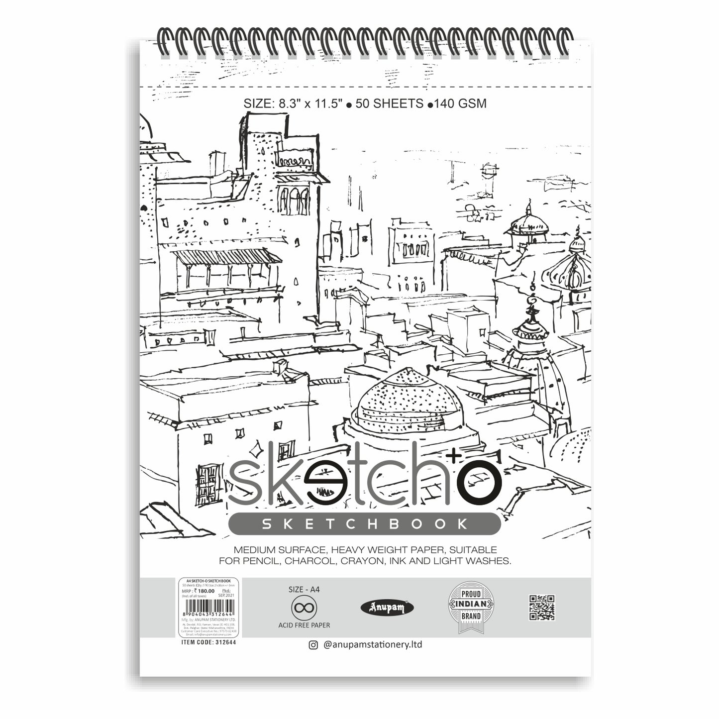 Sketchbook Cork Sakura Libro da Disegno 140gr copertina di sughero rilegatura lato lungo - Hobby Sketchbook Cork Sakura Libro da Disegno 140gr copertina di sughero rilegatura lato lungo - Hobby
