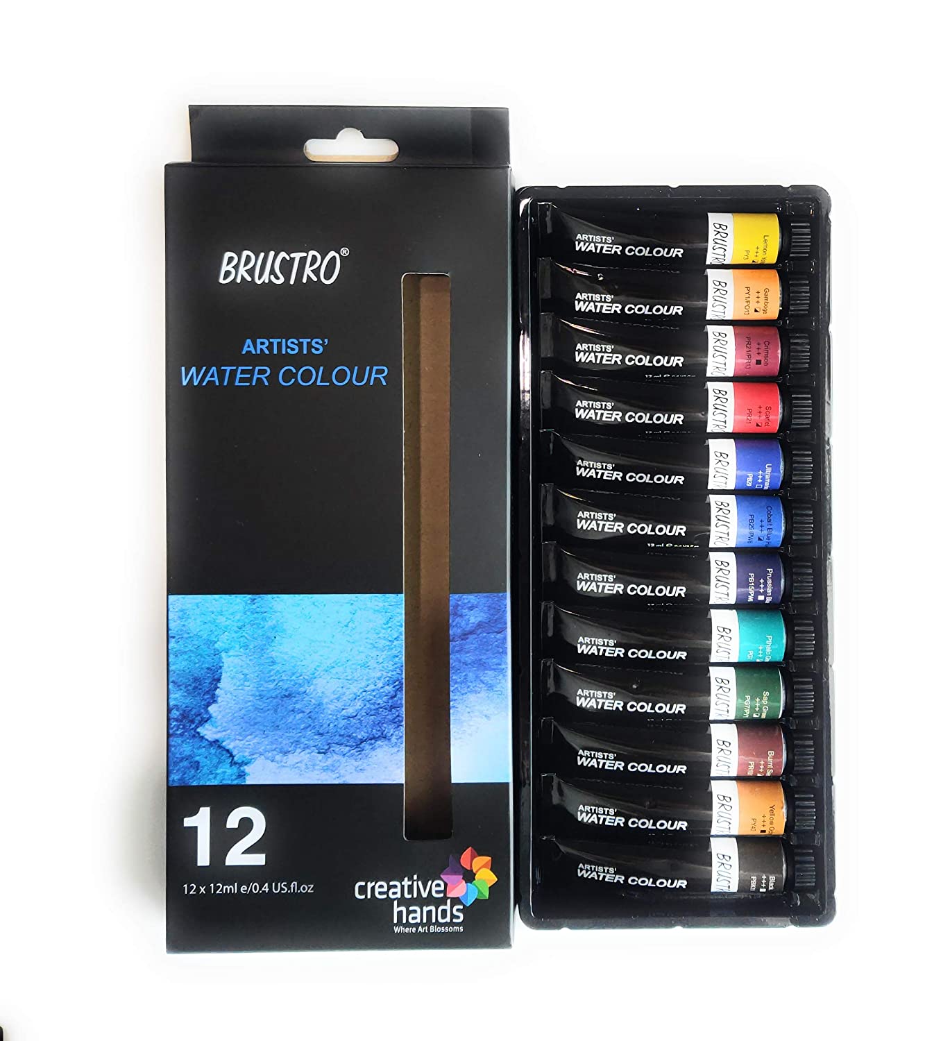 Brustro Artists' Water Colour Set of 12