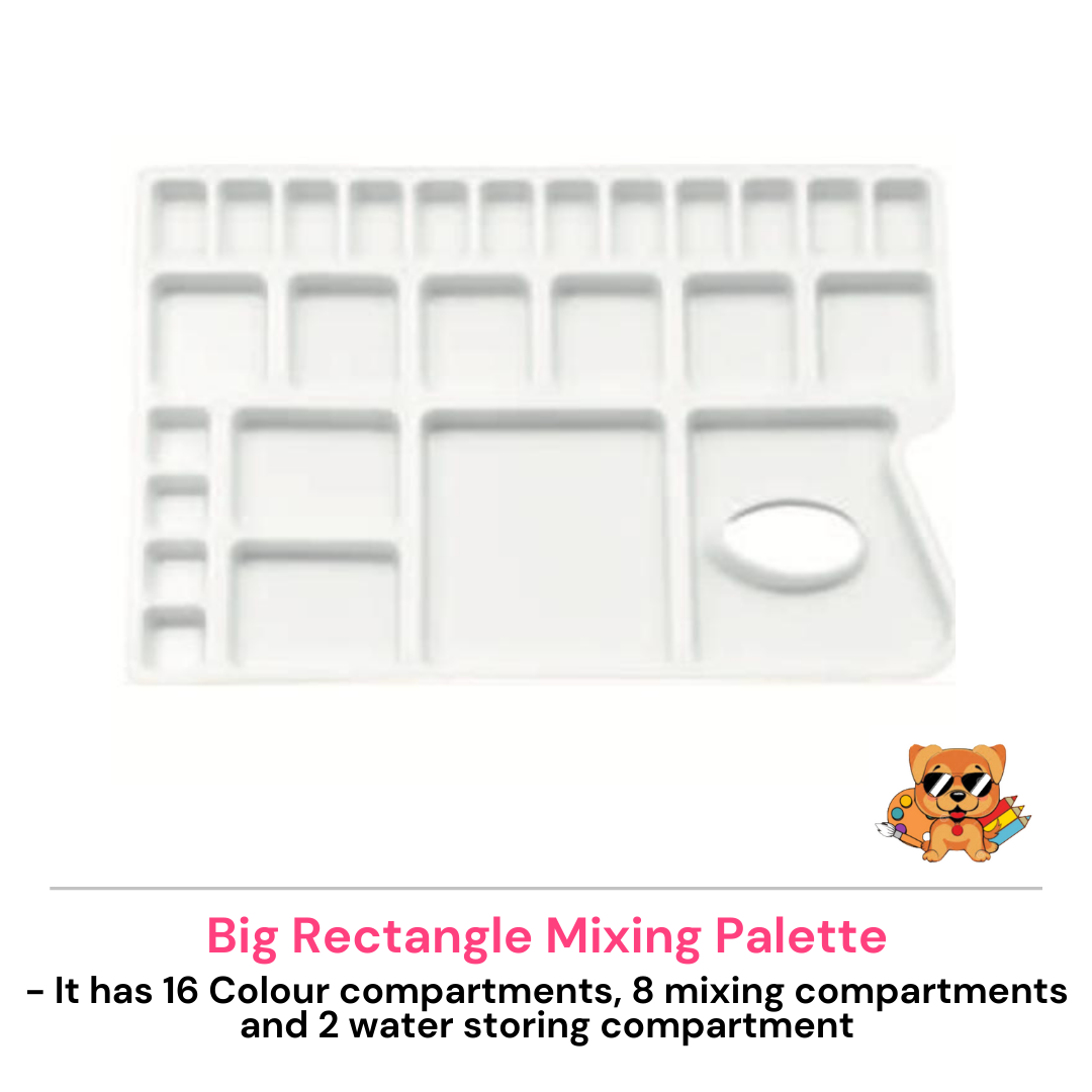 Rectangle Colour Mixing Palette