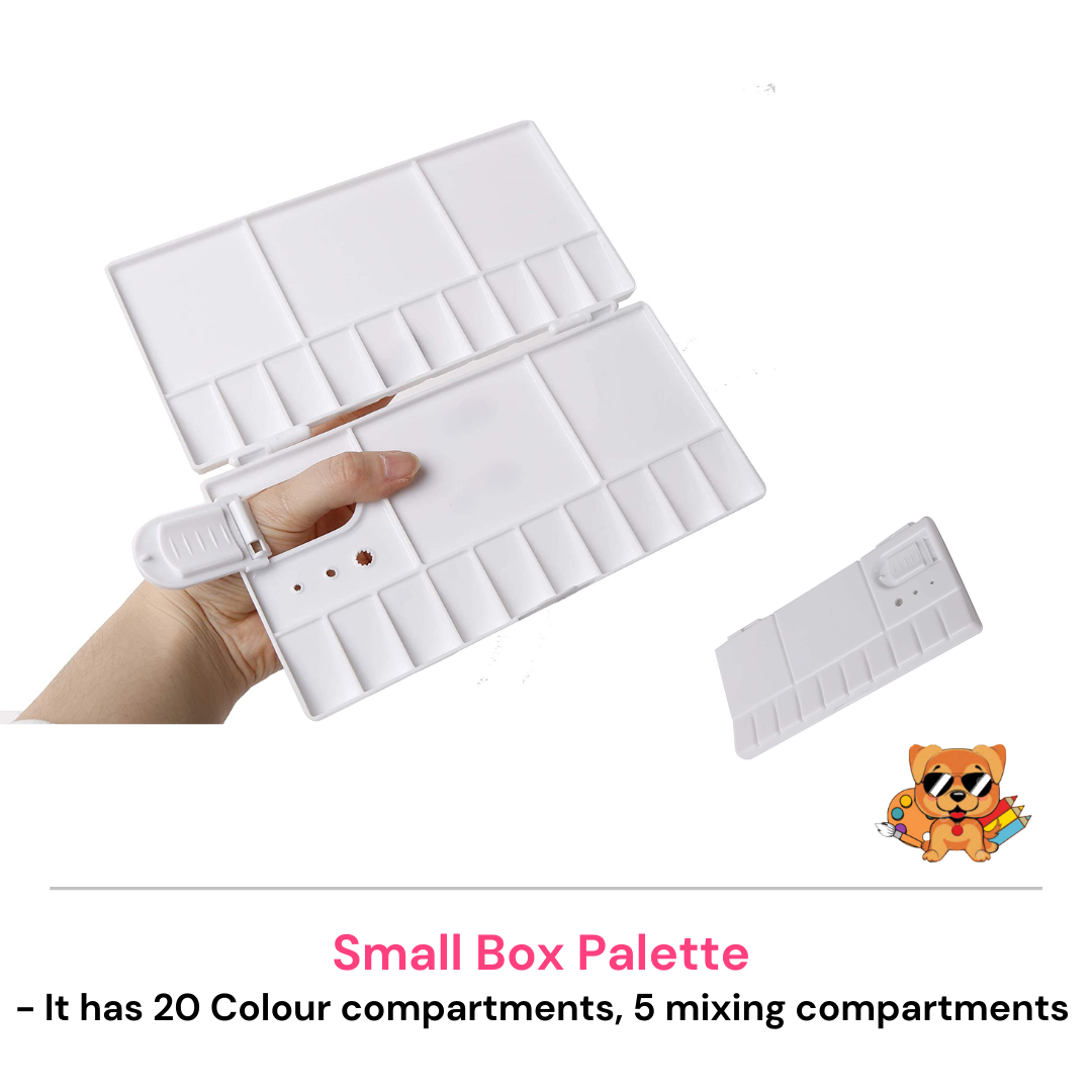 Foldable Colour Mixing Box Palette – Stationery Plug
