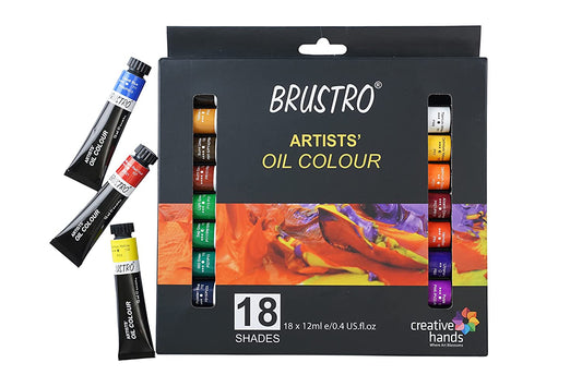 Brustro Artists ’ Oil Colour Set of 18