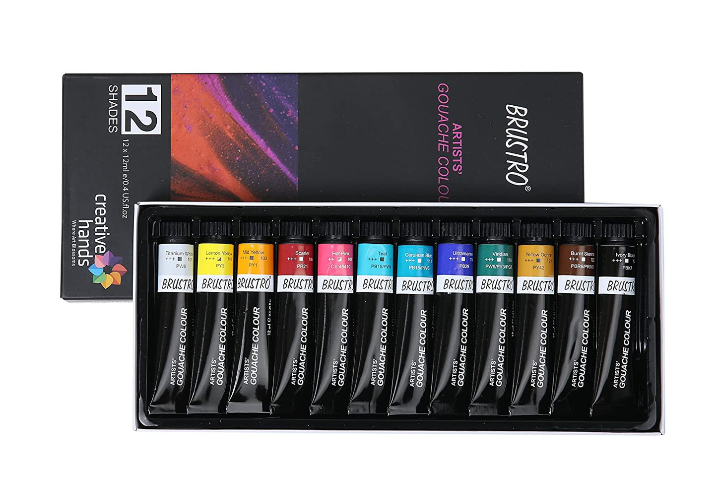 Brustro Artists' Gouache Colour Set of 12