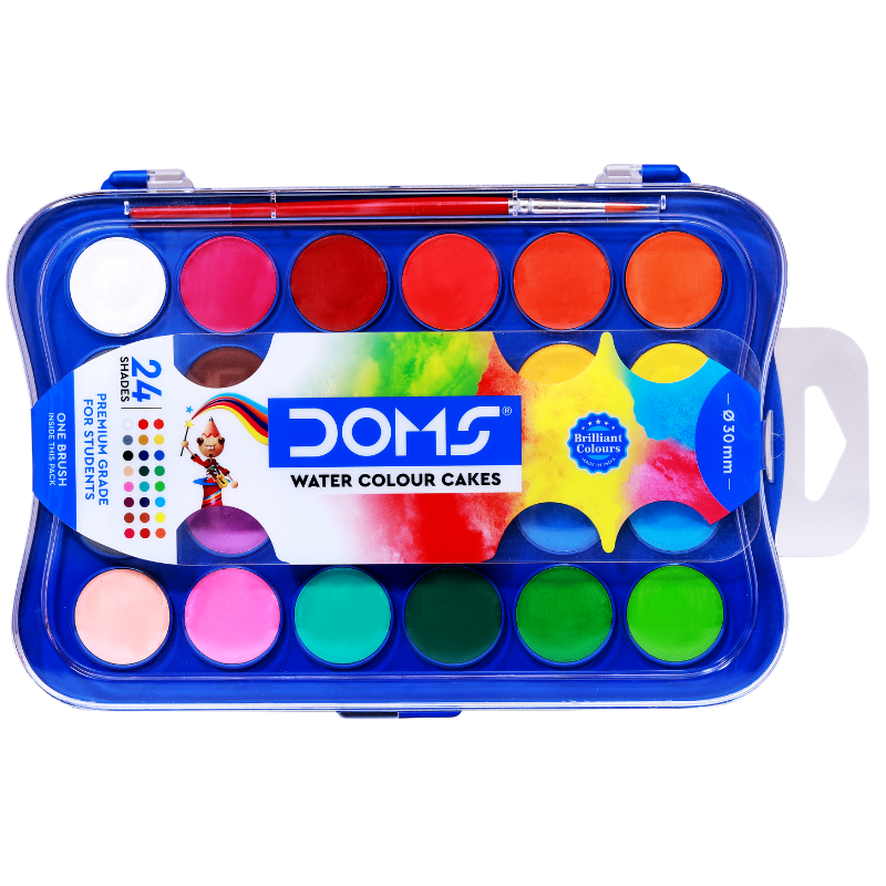 Doms Watercolour Cakes 36 shades - 30 mm