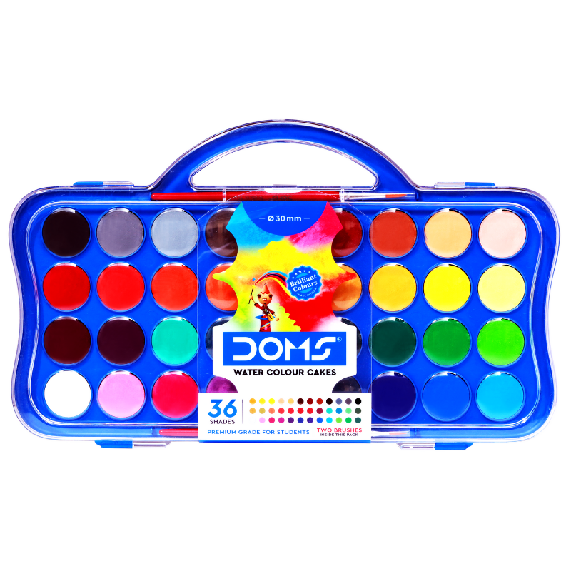 Doms Watercolour Cakes 36 shades - 30 mm