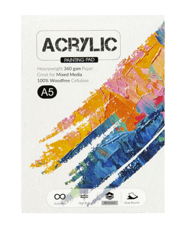 Acrylic Painting Pad A5 - Stationery Plug