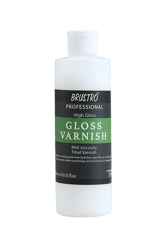 Brustro Professional Liquid Varnish Gloss 200 Ml - Stationery Plug