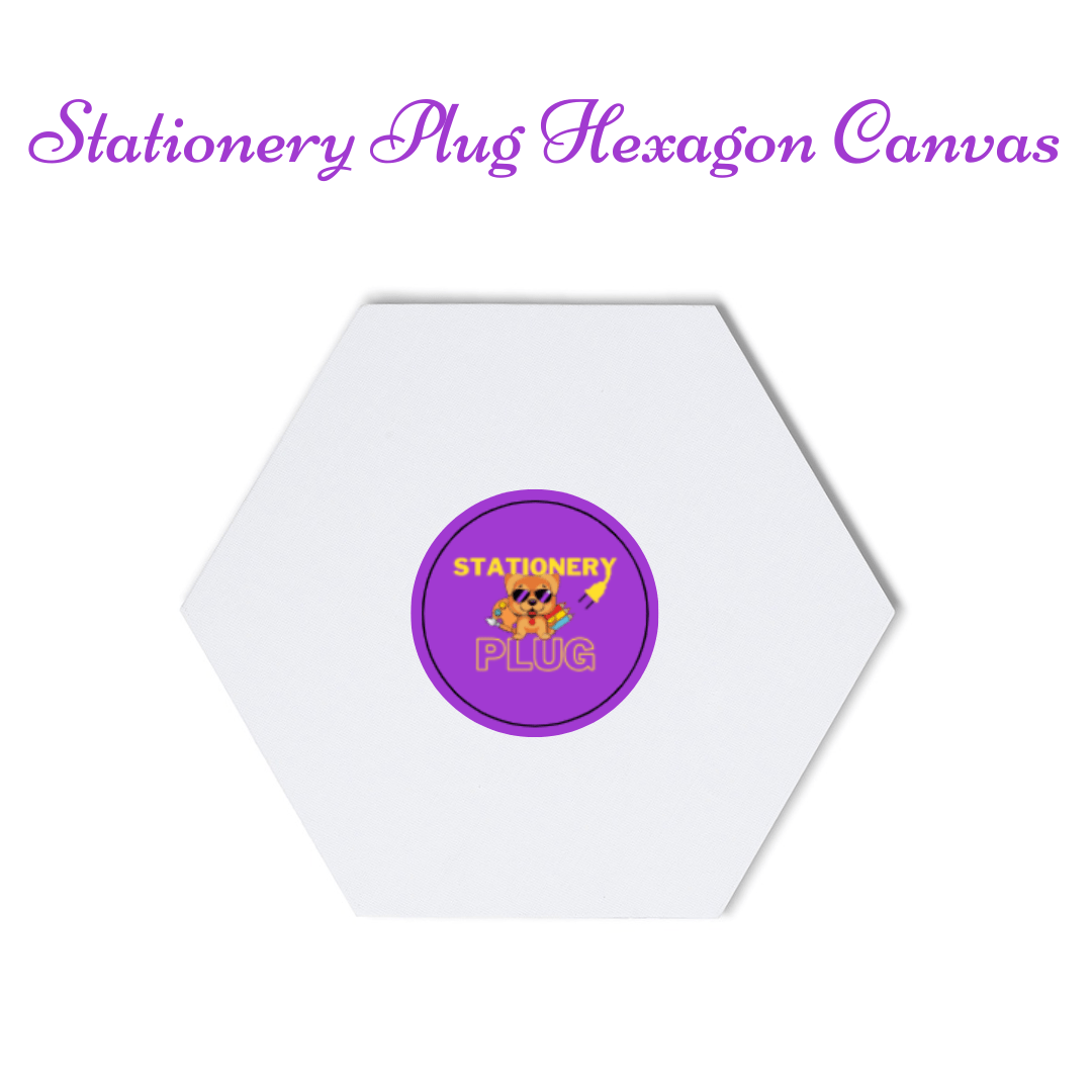 Hexagon Canvas Boards by Stationery Plug - Stationery Plug
