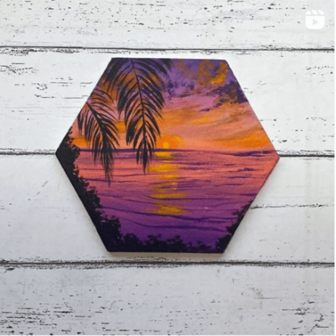Hexagon Canvas Boards by Stationery Plug - Stationery Plug