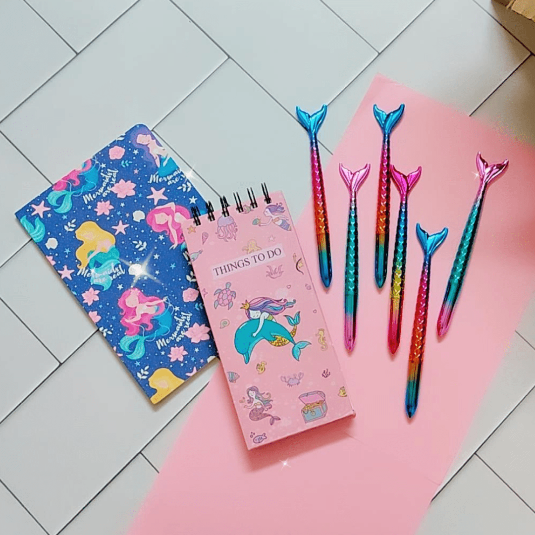 Mermaid Tail Pens - Stationery Plug