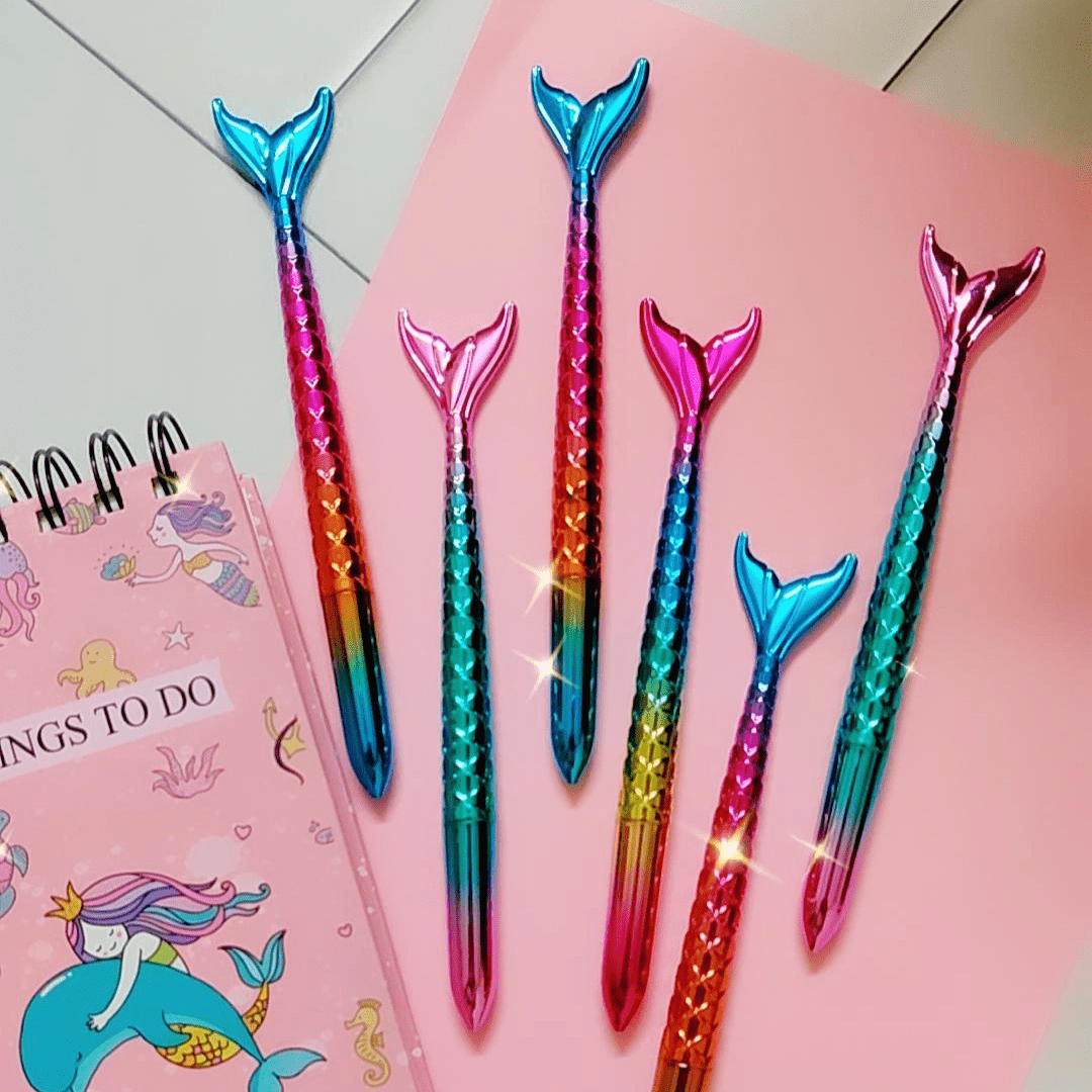 Mermaid Tail Pens - Stationery Plug
