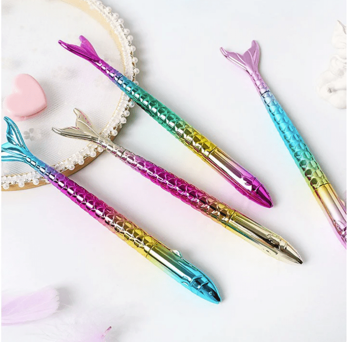 Mermaid Tail Pens - Stationery Plug