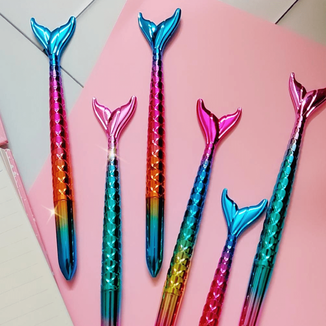Mermaid Tail Pens - Stationery Plug