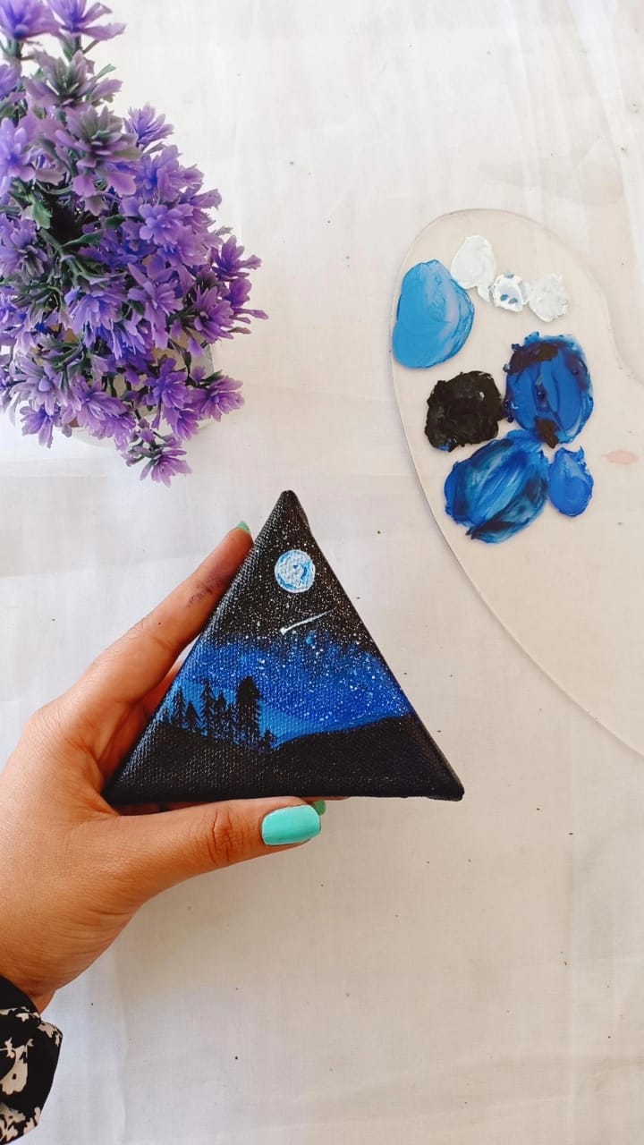 Triangle Stretched Canvas - Stationery Plug
